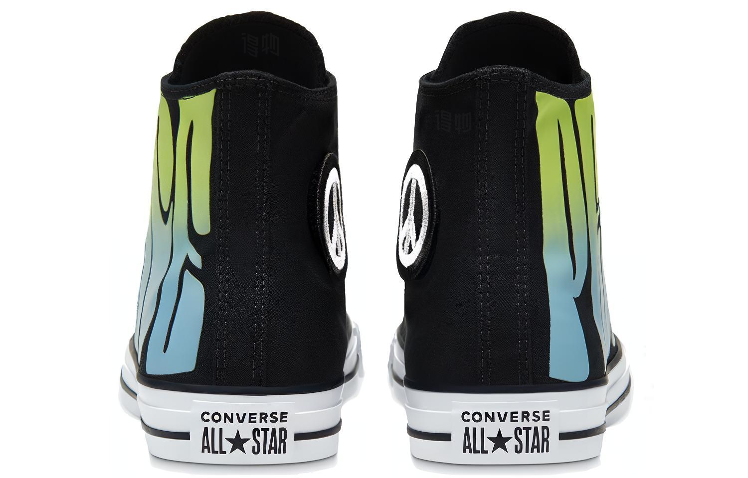 Кеды Converse Empowered Chuck Taylor All Star (черный / зеленый / белый) — Чёрный / зелёный / белый — фото 4