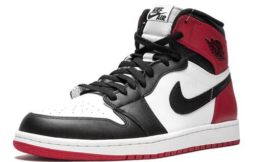 Мужские кроссовки Jordan Air Jordan 1 Retro Black Toe (черно-бело-красные) — фото 2