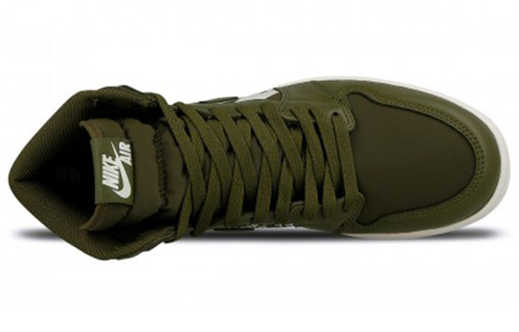 Мужские кроссовки Jordan Air Jordan 1 Retro High Olive Canvas — 橄榄绿 — фото 4
