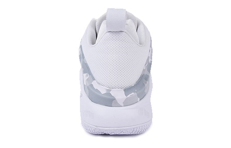 Мужские кроссовки Nike Zoom Witness LBJ (серые) — Белый / серый — фото 4