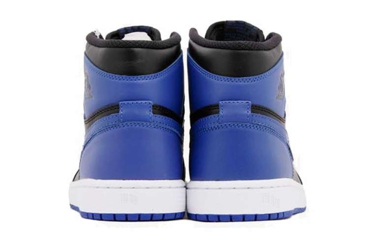 Мужские кроссовки Jordan Air Jordan 1 Retro Black Royal Blue (синие) — фото 4