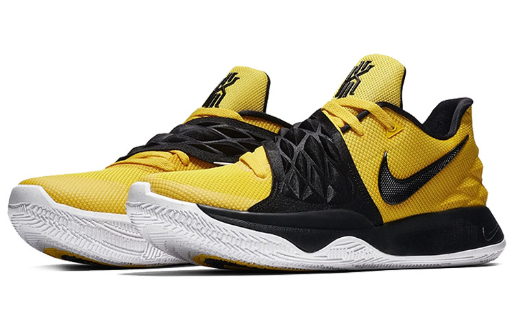 Мужские кроссовки Nike Kyrie Low 1 Amarillo (желто-черные) — Жёлтый / чёрный — фото 3