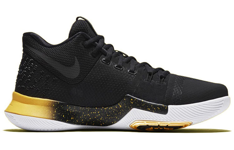 Мужские кроссовки Nike Kyrie 3 Black Yellow (черно-желтые) — 多/彩色/多/彩色 — фото 2