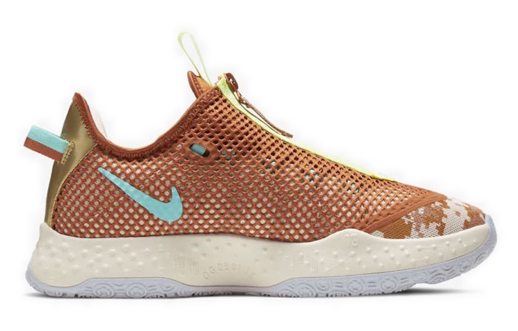 Мужские кроссовки Nike PG 4 "Digi-Camo" GE NBA 2K20 4 (синийоранжевый) — фото 2