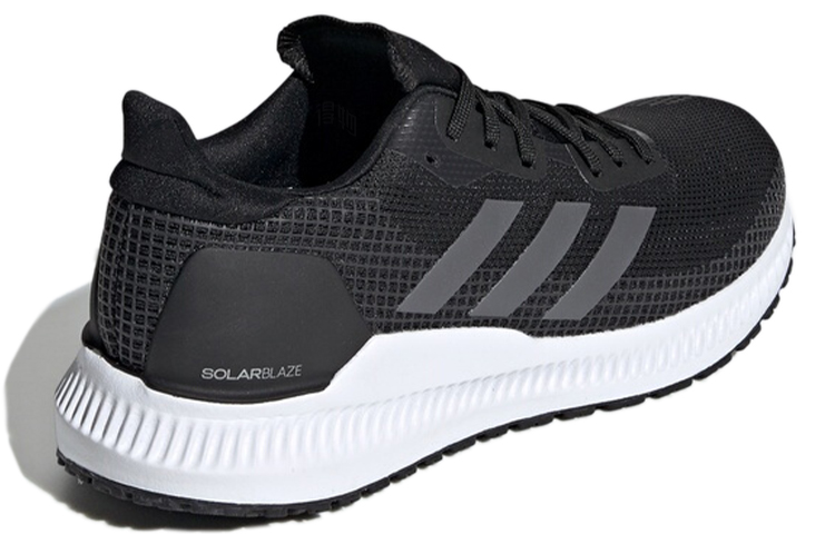 Женские кроссовки adidas Solar Blaze (черно-белые) — Чёрный / белый — фото 4