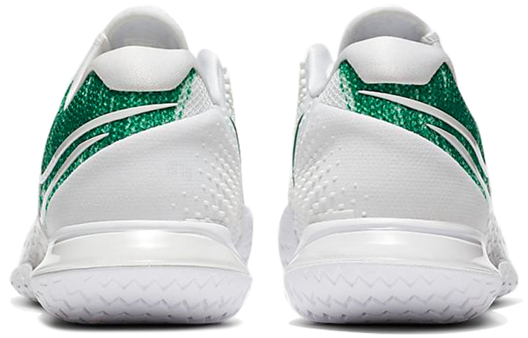 Женские кроссовки Nike Air Zoom Vapor Cage 4 HC (бело-зеленые) — фото 5
