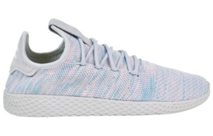 Мужские кеды adidas originals Tennis Hu (бело-розовые) — фото 2