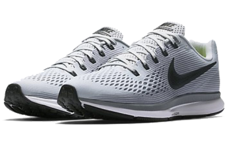 Мужские кроссовки Nike Pegasus 34 (серые) — фото 2