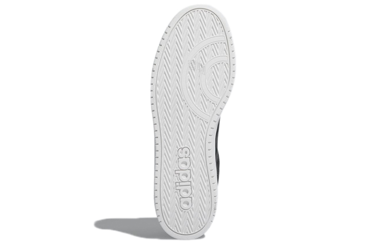 Мужские кеды adidas neo HOOPS 2.0 Mid (черные) — фото 6