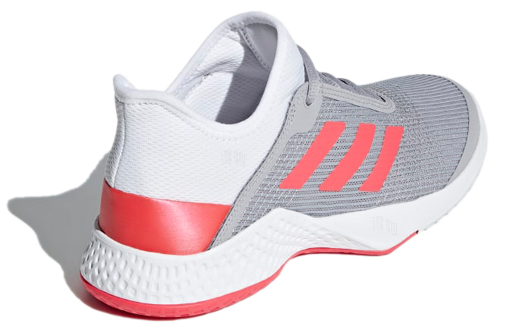 Женские кроссовки adidas Adizero Club (серо-оранжевые) — фото 4