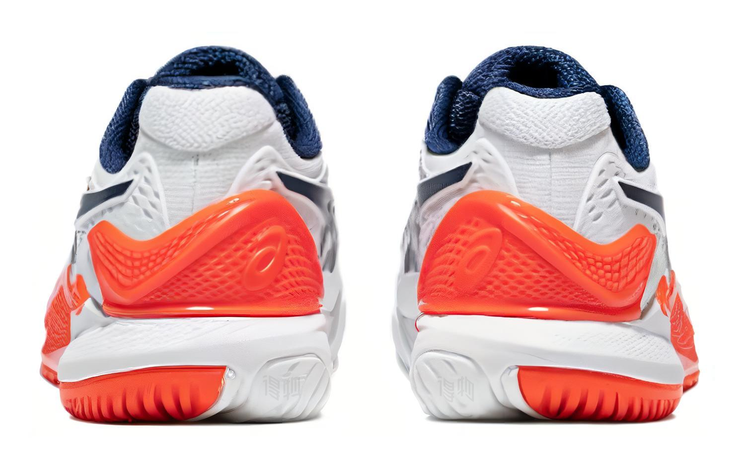 Мужские кроссовки ASICS Gel-Resolution 9 (бело-синие) — фото 4