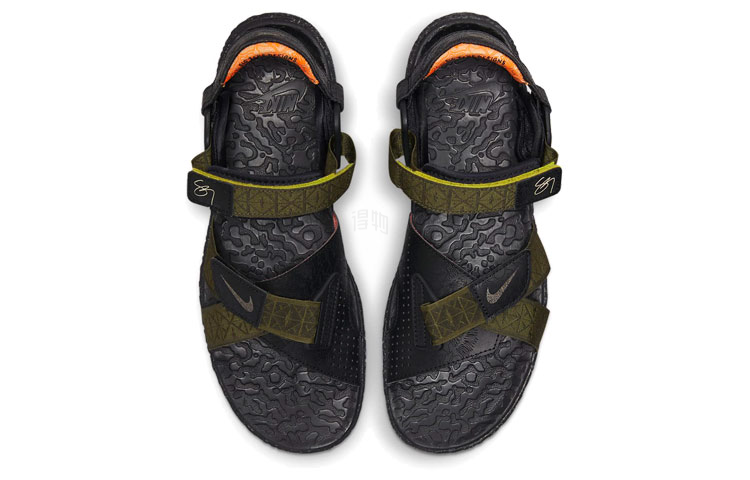 Сандалии Nike ACG (разноцветные) — Чёрный / зелёный — фото 3
