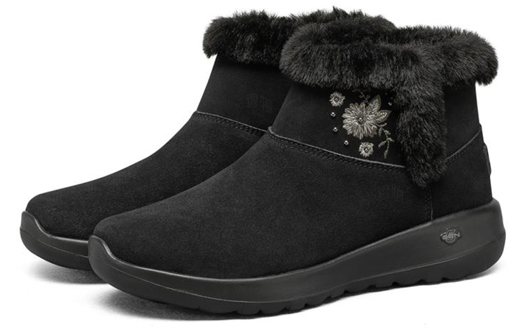 Женские сапоги Skechers On-The-Go Joy (черные) — Чёрный — фото 3