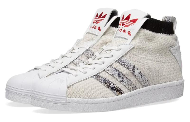 Мужские кеды adidas originals Ultra Star United Arrows & Sons (микро-белые/ - кремовые) — фото 2