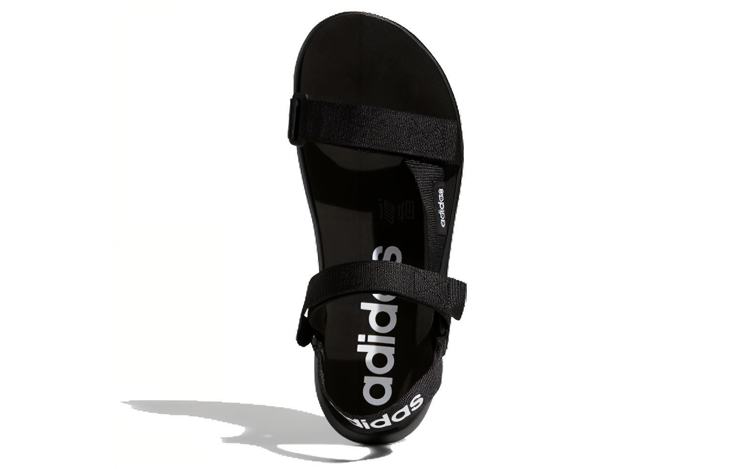 сандалии adidas neo Comfort Sandal (черно-белые) — фото 5