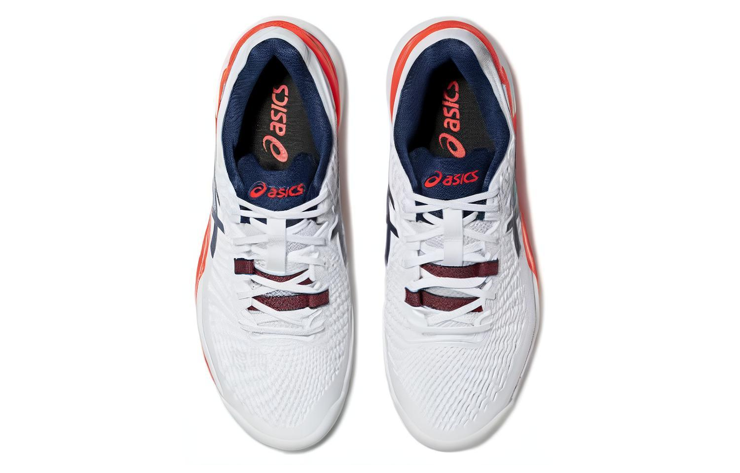 Мужские кроссовки ASICS Gel-Resolution 9 (бело-синие) — фото 3