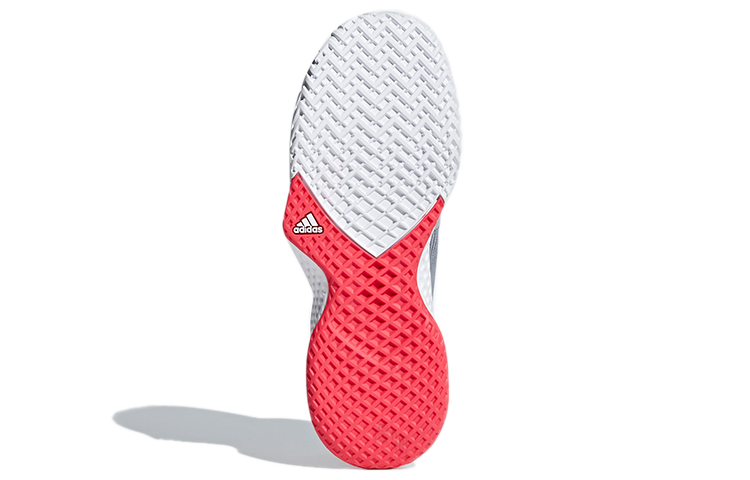 Женские кроссовки adidas Adizero Club (серо-оранжевые) — фото 6