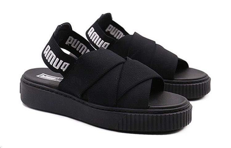 Женские сандалии PUMA Platform Sandal (черные) — Чёрный — фото 2