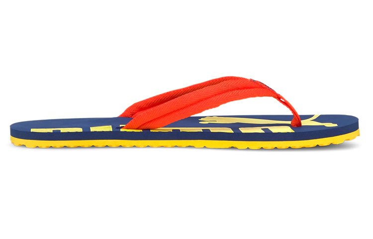 Шлепанцы PUMA Epic Flip (красный / желтый) — Красный / жёлтый — фото 2