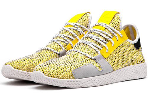 Кроссовки adidas Pharrell x adidas Tennis Hu V2 (желтые) — Жёлтый — фото 3