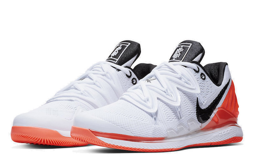Кроссовки Nike Vapor X “Kyrie 5” (бело-красный) — фото 3