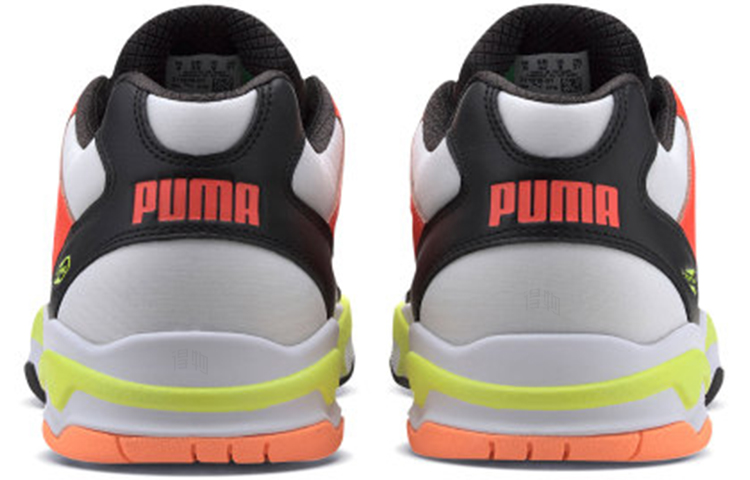 Кроссовки PUMA Performer Retro (красные) — 白/岩浆红/黄色 — фото 4