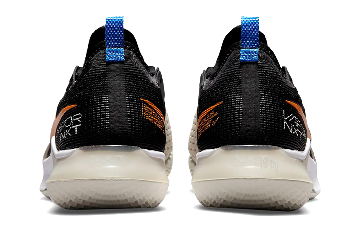 Мужские кроссовки Nike React Vapor NXT HC (черный / оранжевый) — Чёрный / оранжевый — фото 5