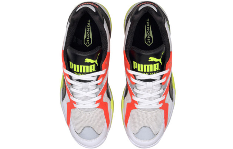 Кроссовки PUMA Performer Retro (красные) — 白/岩浆红/黄色 — фото 3
