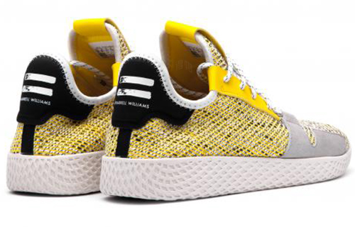 Кроссовки adidas Pharrell x adidas Tennis Hu V2 (желтые) — Жёлтый — фото 4