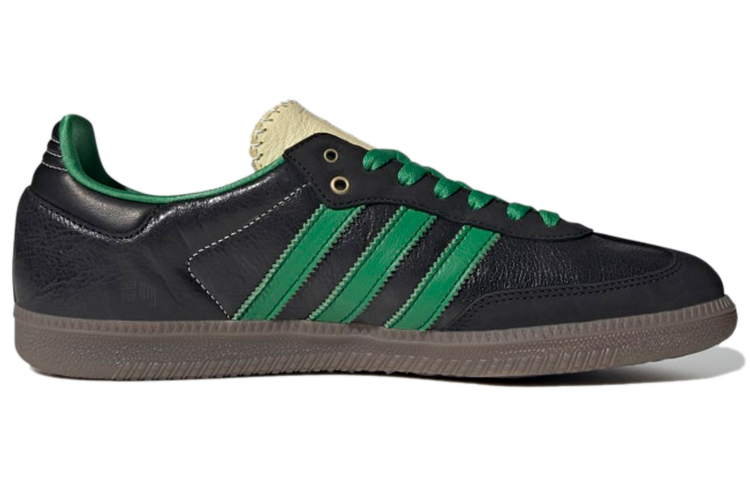 Кеды adidas originals x Wales Bonner Samba (черно-зеленые) — фото 2