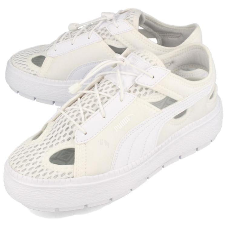 Женские сандалии PUMA Platform Trace (белые) — фото 3