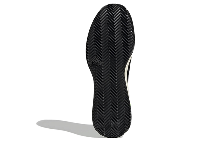 Мужские кроссовки adidas Adizero Ubersonic 4 (черно-зеленые) — фото 6