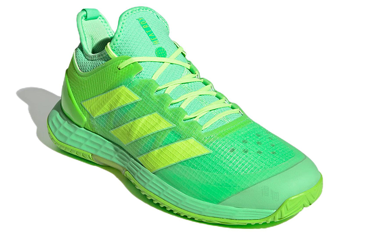 Мужские кроссовки adidas Adizero Ubersonic 4 Heat Rdy (зеленые) — Зелёный — фото 3