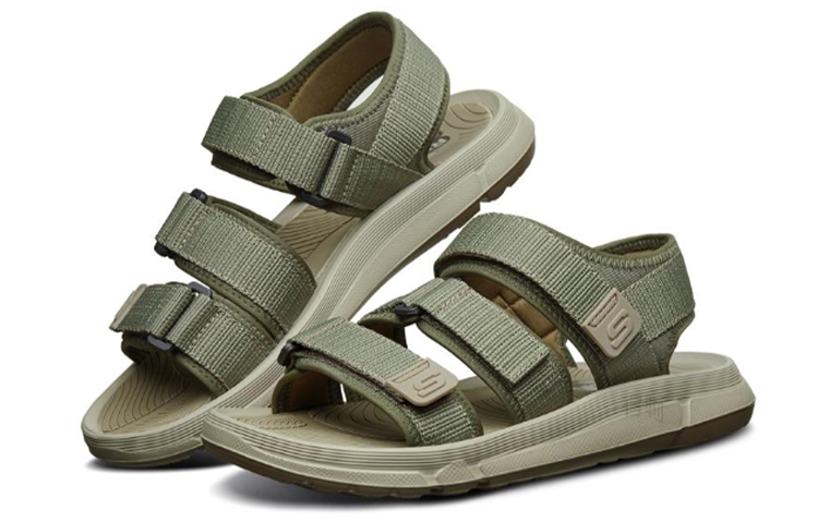 Сандалии Skechers Quinten (оливковые) — фото 3