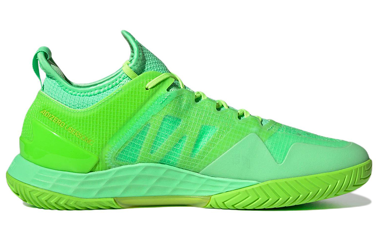 Мужские кроссовки adidas Adizero Ubersonic 4 Heat Rdy (зеленые) — Зелёный — фото 2