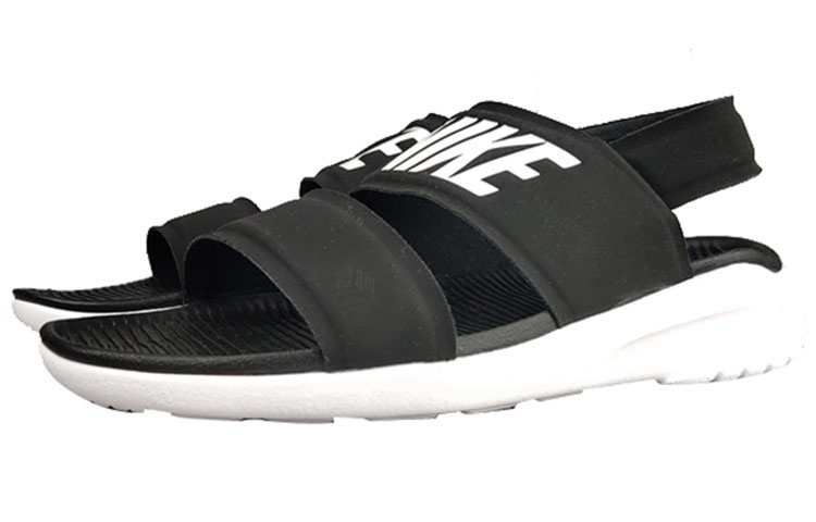 Женские сандалии Nike Tanjun Sandal (черно-белые) — фото 3