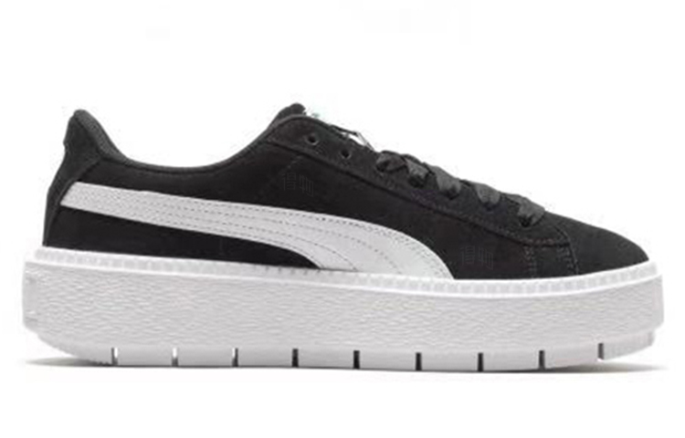 Женские кеды PUMA Platform Trace (черные) — Чёрный — фото 2