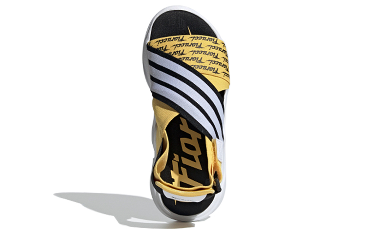 Женские сандалии adidas originals Magmur Sandal (черно-бело-желтый) — фото 5