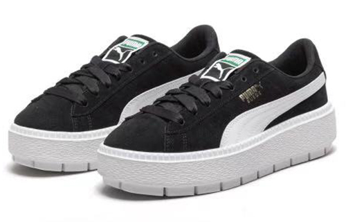 Женские кеды PUMA Platform Trace (черные) — Чёрный — фото 3