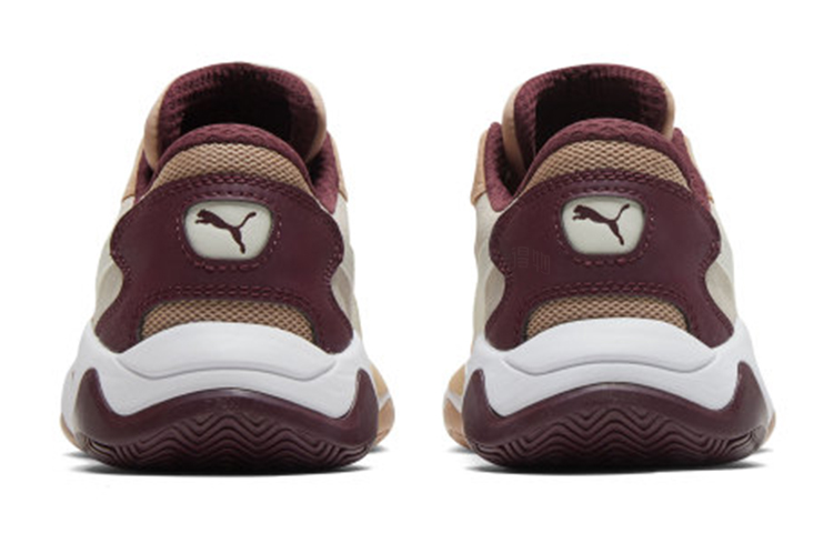 Женские кроссовки PUMA Storm (бело-коричневые) — фото 4