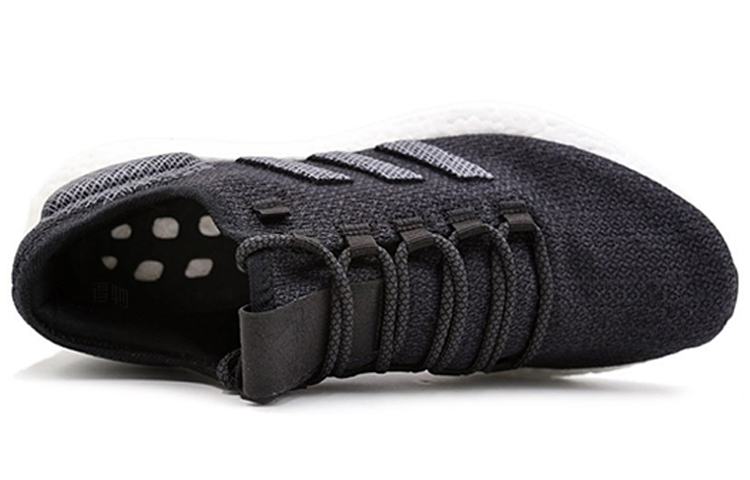 Кроссовки adidas Pure Boost (черно-серо-белые) — фото 4