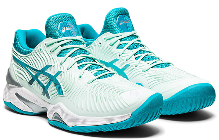 Женские кроссовки ASICS Court FF 2 (/ бирюзовые) — фото 3