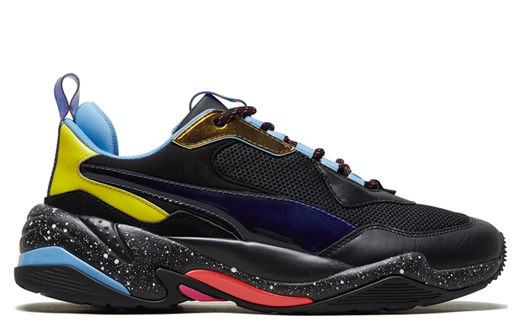Кроссовки PUMA Thunder Space (черно-синие) — Чёрный / синий — фото 2
