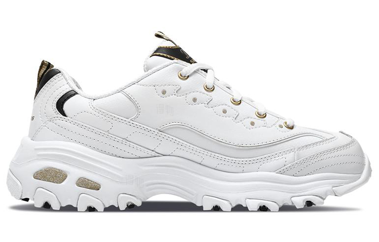 Женские кроссовки Skechers D'Lites (белый) — фото 2