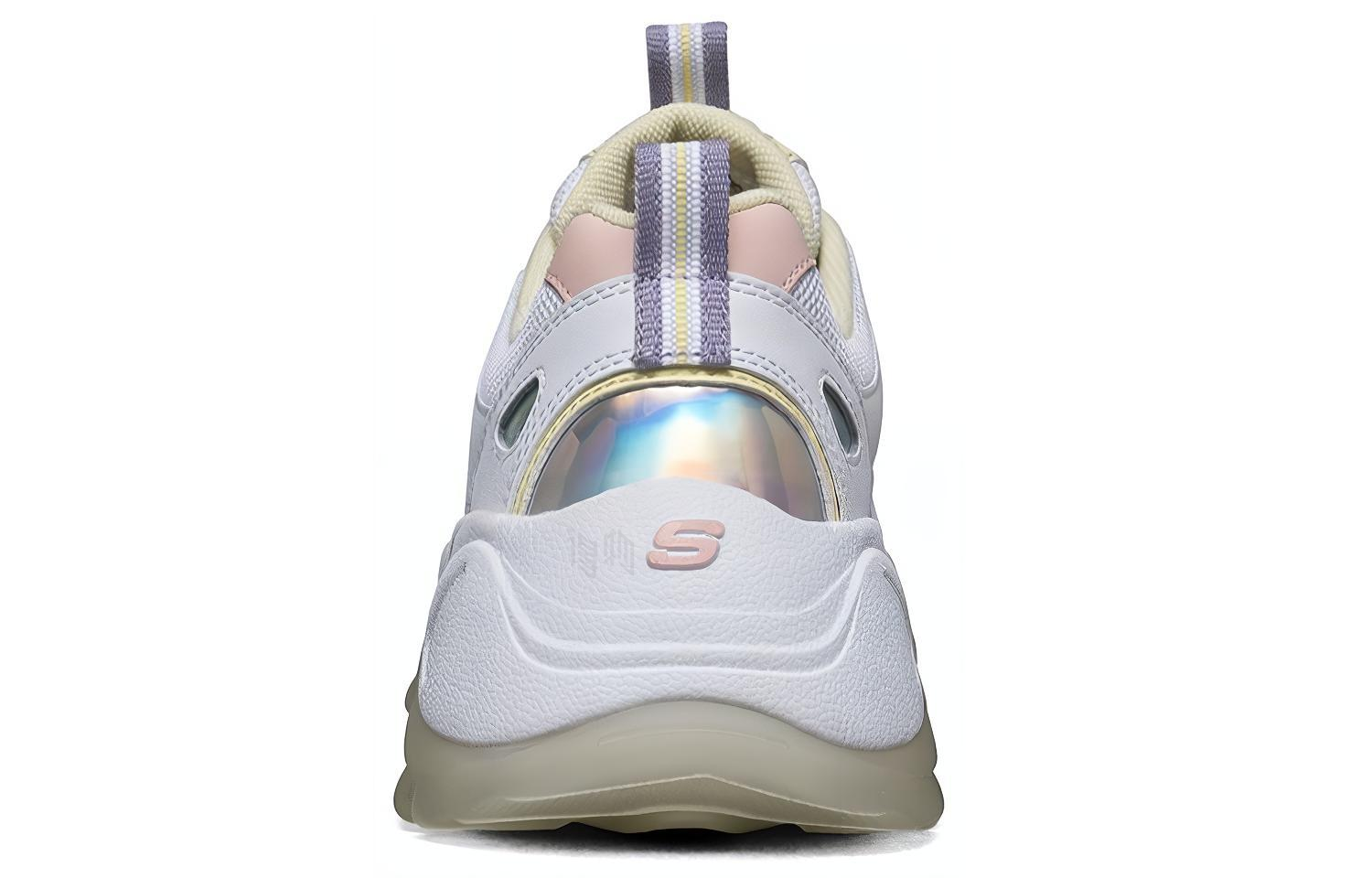 Женские кроссовки Skechers Kozmiks (желто-белые) — фото 4