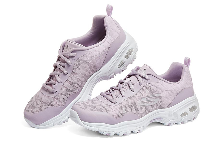 Женские кроссовки Skechers D'LITES 1.0 (лавандовые) — фото 3