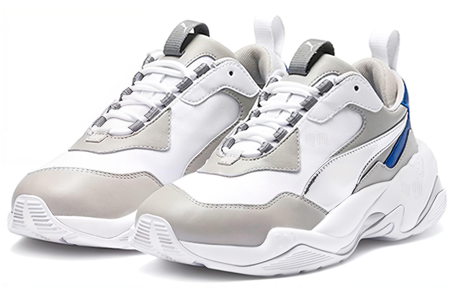 Женские кроссовки PUMA Thunder (белый / серый / синий) — фото 3