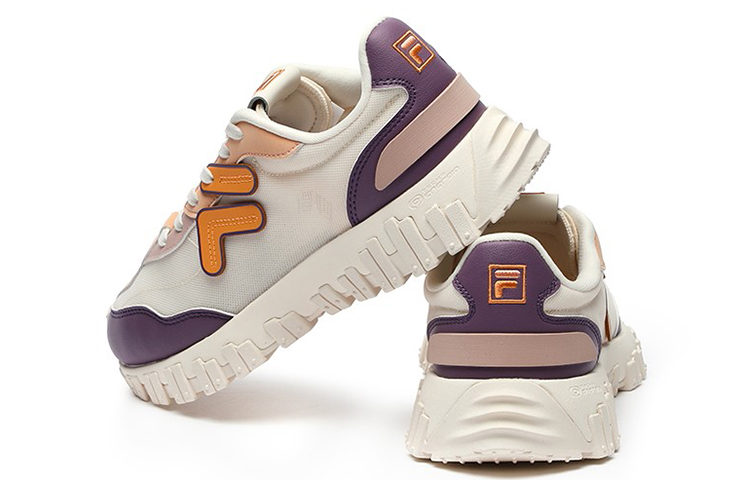 Женские кроссовки Fila FUSION HERITAGE RUNNING (фиолетовые) — Фиолетовый — фото 4