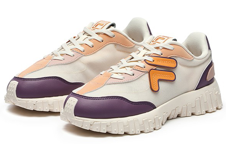 Женские кроссовки Fila FUSION HERITAGE RUNNING (фиолетовые) — Фиолетовый — фото 3