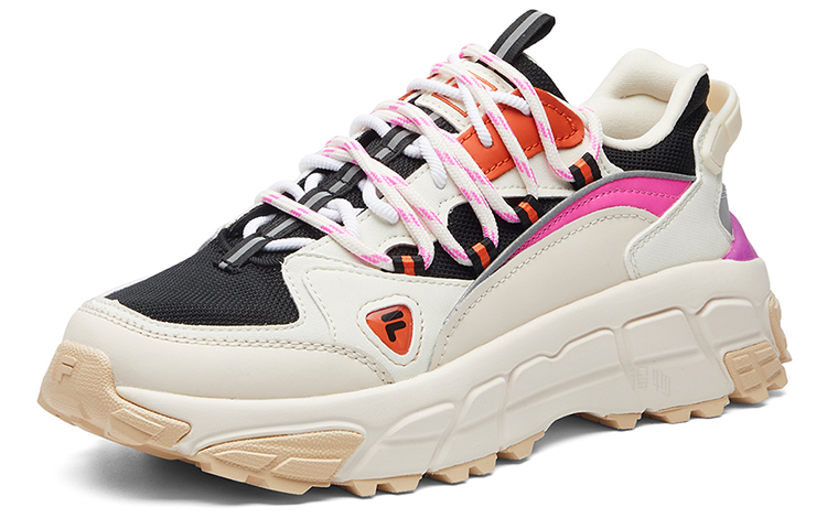 Женские кроссовки Fila FUSION Skyrunner (белого-розовый-черный) — Белыйрозовыйчёрный — фото 2